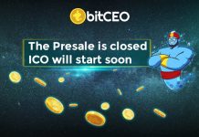 ??? WE ARE EXCITED TO ANNOUNCE THAT THE BITCEO PRESALE HAS ENDED. Investors will now only be able to buy ICO in the public sale.???